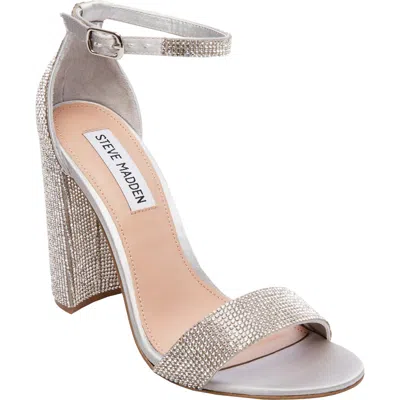 Steve Madden Tiaa Womens Rhinestone Ankle Strap Dress Sandals In Animal Print