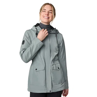 Free Country Women's Rain Away Lined Anorak Rain Jacket In Multi