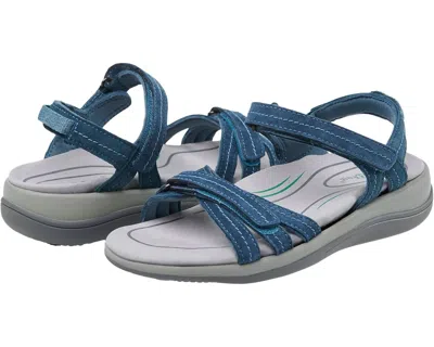 Orthofeet Women's Hydra Sandal In Blue In Blue