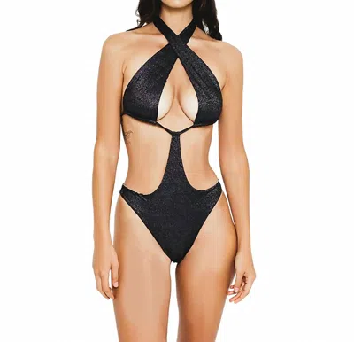 Gigizara Nautilus Reversible One Piece Swimsuit 4 Styles In 1 In Black In Black