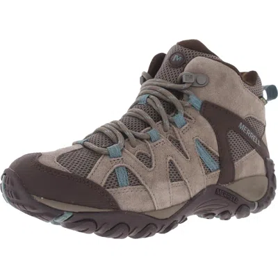 Merrell Deverta 2 Mid J034744 Women Us 7.5 Gray Waterproof Hiking Boots Gbnc508 In Multi