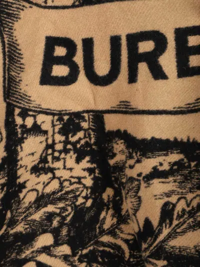 Burberry Reversible Cape Scarves And Foulards Multicolor In Brown
