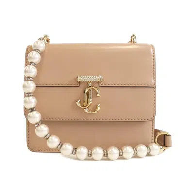 Pre-owned Jimmy Choo Leather Shoulder Bag () In Pink