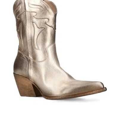 Elena Iachi Women's Texan Ankle Boot In Bitter Platino In Multi
