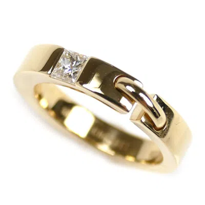 Pre-owned Chaumet Yellow Gold (18k) Band Ring () In Multi