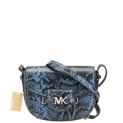 Pre-owned Michael Kors Blue Leather Shoulder Bag () In Multi
