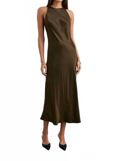 Rails Solene Dress In Dark Moss In Brown
