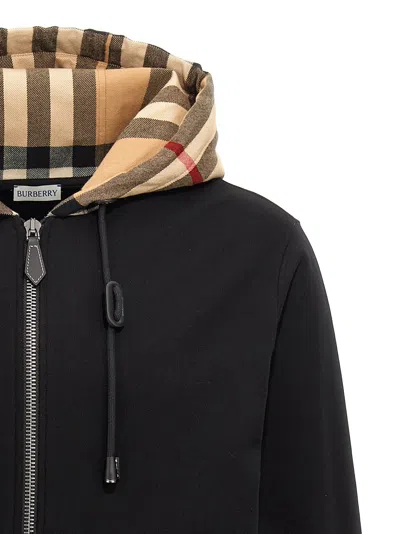 Burberry Samuel Sweatshirt Black In Black