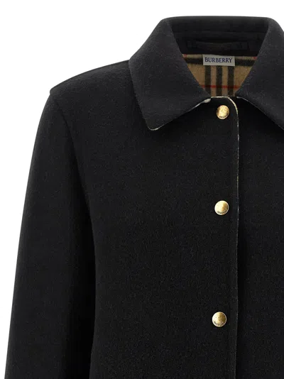 Burberry Check Lining Jacket In Black
