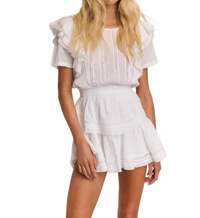 Loveshackfancy Natasha Dress Swiss Dot White In White