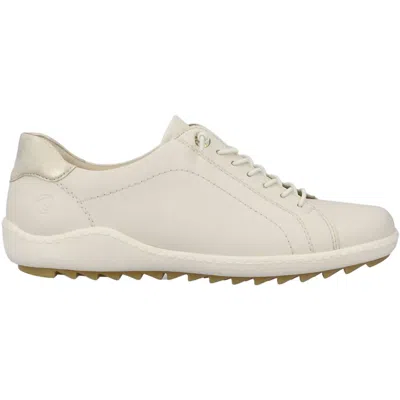 Remonte Women's Liv 34 Lace-up Leather Shoes In Porzella/muschel/porzellan In Multi