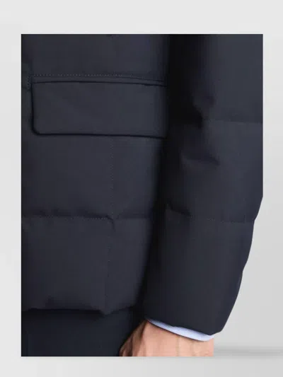 Fay Padded Down Coat Stand-up Collar In Blue