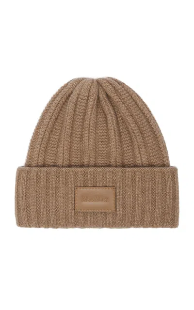 Max Mara Macbeth Cashmere Beanie In Brown