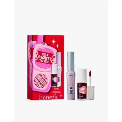 Benefit Talk Beauty To Me Blush Tint And Mascara Gift Set In Multi