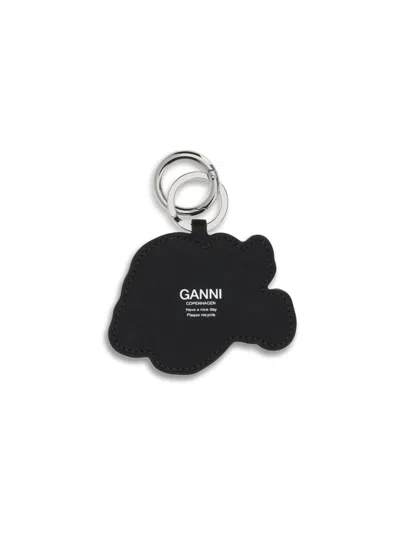 Ganni Women Puppy Keychain In Multi