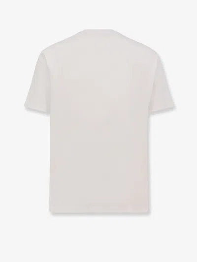 Givenchy White T-shirt With Maxi Logo On The Front In Cotton Man In White