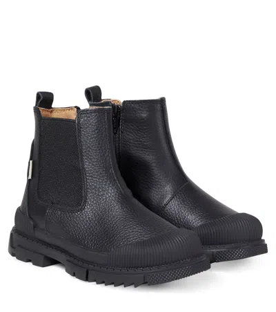 SAIDA皮革切尔西靴