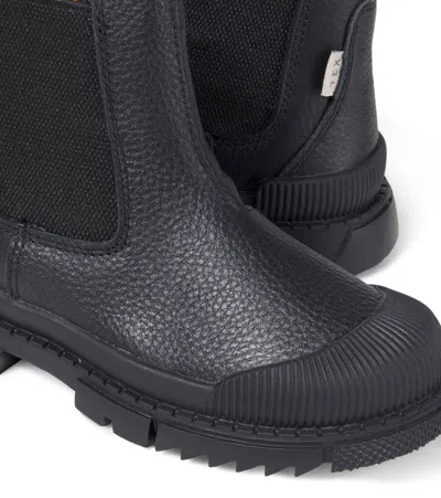 SAIDA皮革切尔西靴