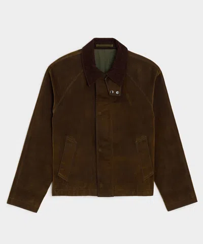 Todd Snyder Men's Short Stable Jacket In Caramel, Size L In Brown