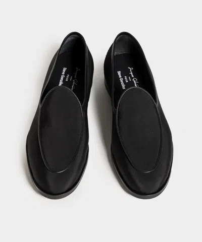 Jacques Solovire Men's  Gros Grain Loafer In Black, Size 44.5 In Black