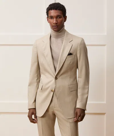 Todd Snyder Men's Italian Flannel Sutton Jacket In Oatmeal, Size 46r In Neutral