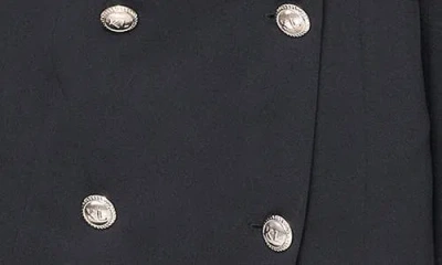 Karl Lagerfeld Women's Double Breasted Tiered Mini Dress In Black