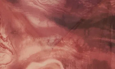 Afrm Los Angeles Marni Turtleneck Long Sleeve Mesh Dress In Brown