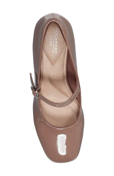 Rockport Women's Xena Block Heel Mary Jane Dress Pumps In Brown
