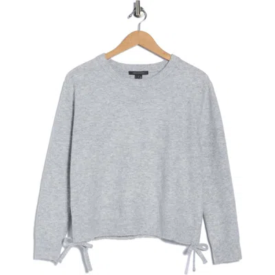 French Connection Side Drawstring Tie Sweater In Gray