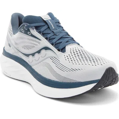 Saucony Ride 18 Running Shoe In Gray