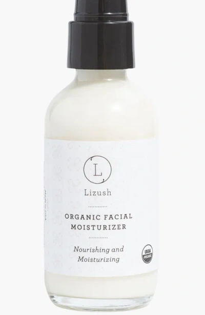 Lizush Organic Facial Moisturizer Nourishing And Moisturizing In White