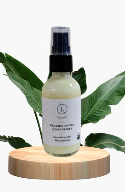 Lizush Organic Facial Moisturizer Nourishing And Moisturizing In White