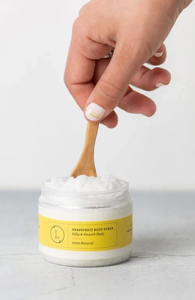 Lizush Grapefruit Body Salt Scrub Moisturizing And Fresh