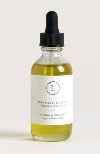 Lizush Natural Body Oil Grapefruit Moisturizing