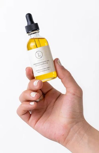 Lizush Natural Body Oil Grapefruit Moisturizing