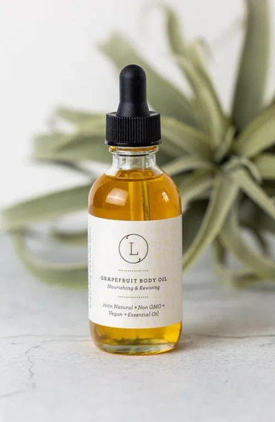 Lizush Natural Body Oil Grapefruit Moisturizing