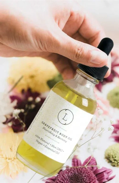 Lizush Natural Body Oil Grapefruit Moisturizing