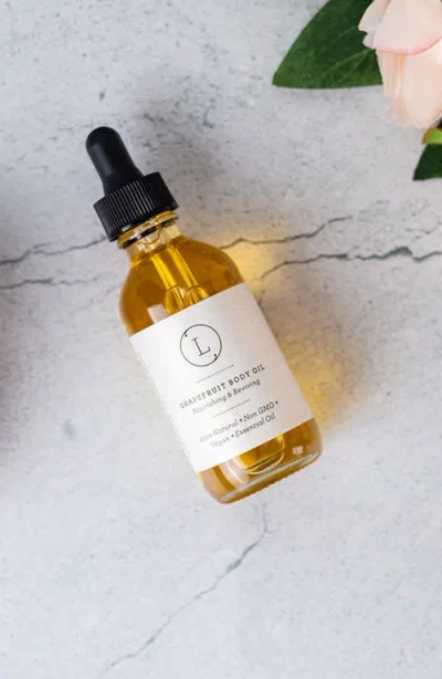 Lizush Natural Body Oil Grapefruit Moisturizing