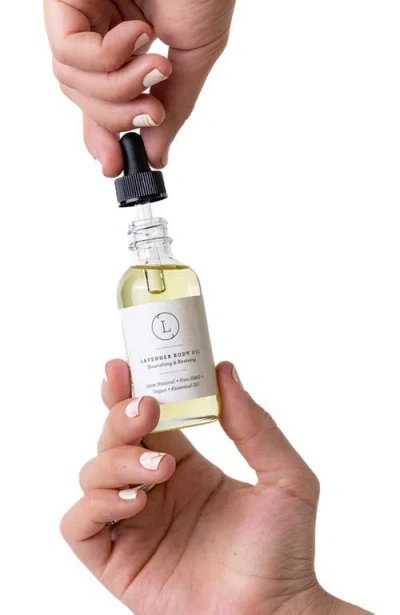 Lizush Cbd Lavender Body Oil With Cbd Natural Moisturizing Body Oil Thc Free In Multi