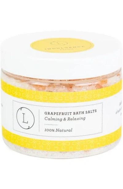 Lizush Grapefruit Natural Bath Salt Soak With Dead Sea, Epsom And Himalayan Salts In Yellow
