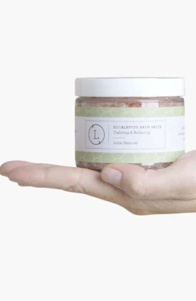 Lizush Cbd Natural Eucalyptus Bath Salts With Cbd, Calming And Relaxing