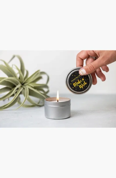 Lizush Trio Of Tin Soy Candle In Multi