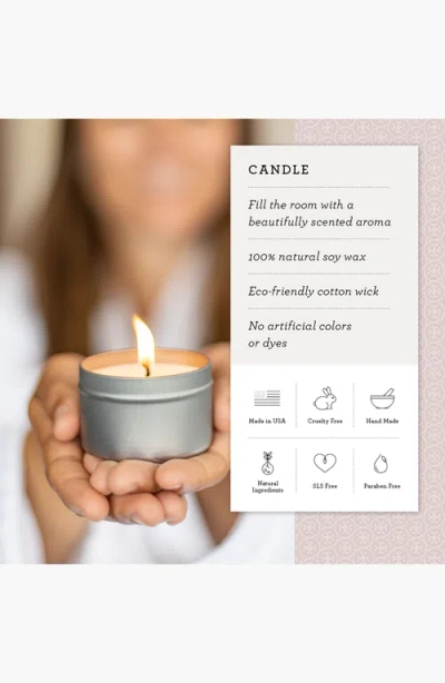 Lizush Trio Of Tin Soy Candle In Multi