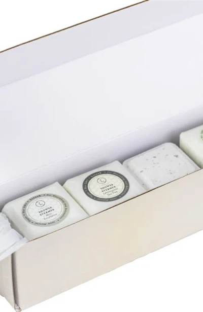 Lizush Earthy Shower Steamer Gift Box, Set Of 5 Shower Steamers In Transparent