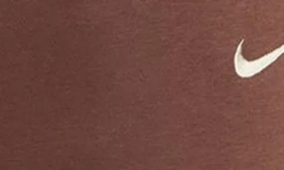 Nike Sportswear Phoenix High Waist Wide Leg Sweatpants In Brown