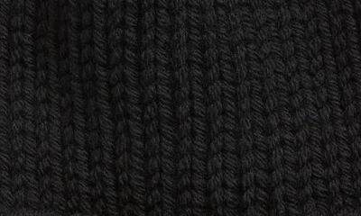 Moncler Kids' Virgin Merino Wool Beanie In Black