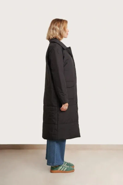 Nom Maternity Puffer Coat In Black