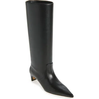 Marc Jacobs Pointed-toe Leather Boots In Black