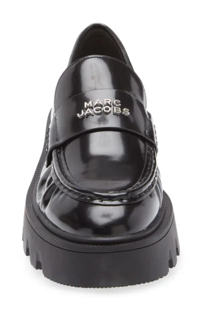 Marc Jacobs The Frankie Lug Sole Loafer In Black