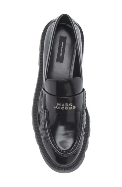 Marc Jacobs The Frankie Lug Sole Loafer In Black